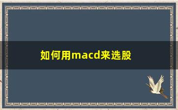 “如何用macd来选股